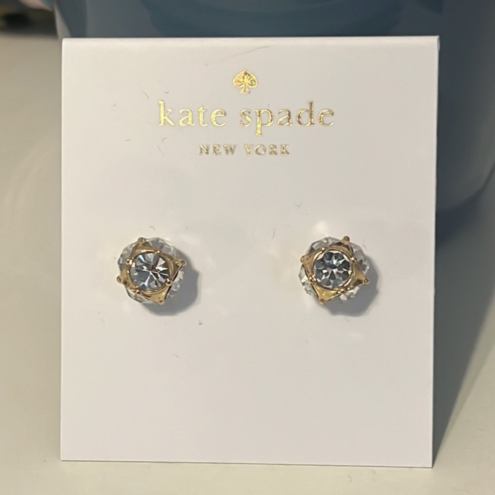 Kate Spade Lady Marmalade Crystal Ball Stud Earrings